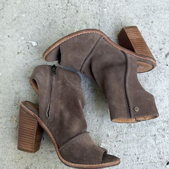 Ugg Valencia Brown peep toe - Picture 2 of 11